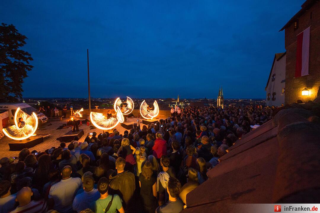 Burgfest auf der Kaiserburg in Nürnberg