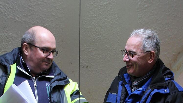 Klaus-Martin Platen und Roland Hoffmann im Fachgespräch Foto: Ulrike Müller