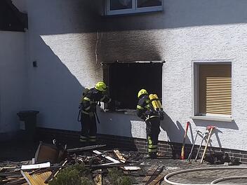 Brand in Waldsachsen