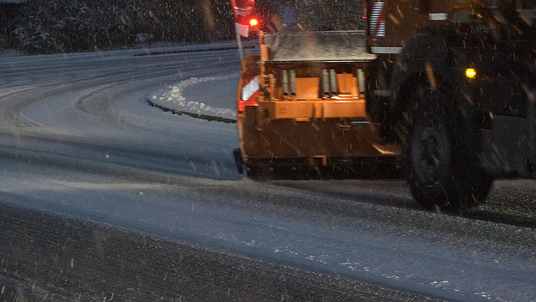 Schneechaos in Teilen von Mittelfranken
