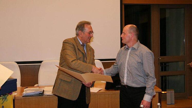 Andreas Schlund wurde verabschiedet. Foto: Werner Baier