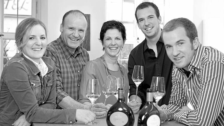 Familie Müller: Michi, Rainer, Monika, Toni und Christian. Fotos: Weingut Max Müller I