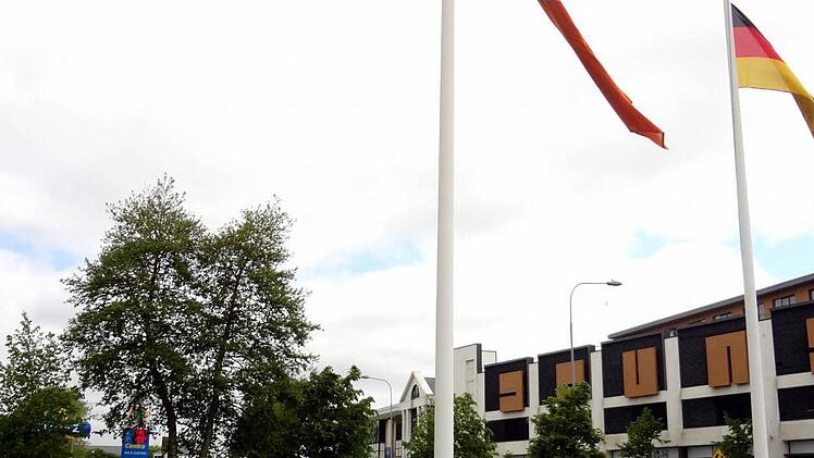 Klara hisst die irische Flagge. Foto: privat