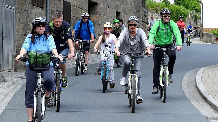 Impressionen vom Radfahrtag im WeißmaintalFoto: Dieter Hübner