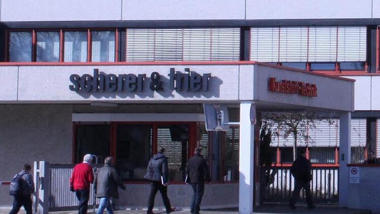 Die Fortführung des Geschäftsbetriebes der Firma Scherer & Trier ist nach Aussage eines Sprechers der Insolvenzverwaltung für die nächsten drei Monate sicher. Überhaupt sei der Insolvenzverwalter optimistisch, dass die Firma saniert werden könne.  Foto: Ramona Popp