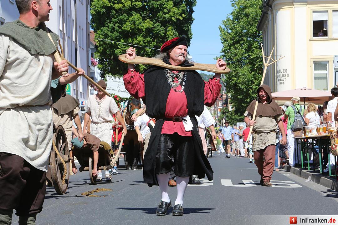 Rakoczyfest in Bad Kissingen mit Umzug; Foto: Barbara Herbst