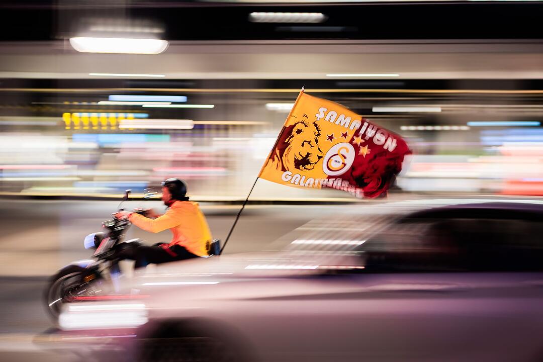 Galatasaray-Fans feiern Meisterschaft in Berlin