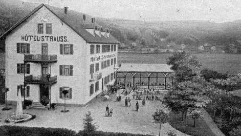 Das Hotel Strauß war das zweite jüdische Hotel im Staatsbad. Foto: Sammlung Mence