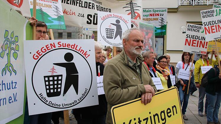 Eindrücke von der Anti-Südlink-Demo. Foto: Ralf Ruppert