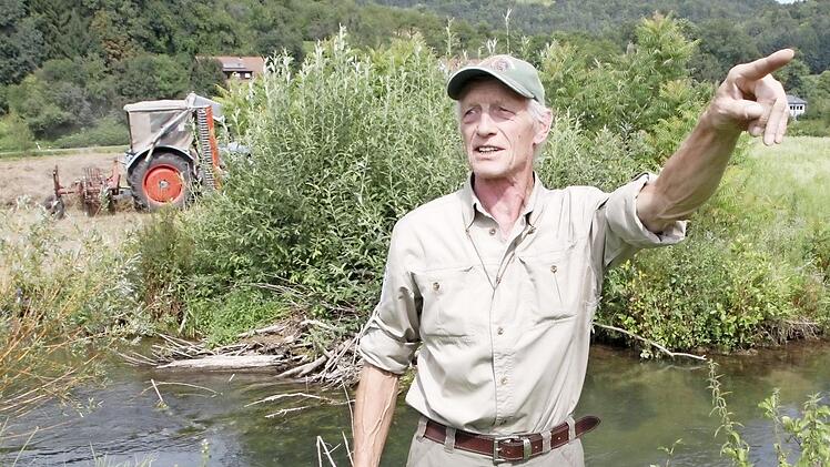 Bauern und Biber: "Das muss kein Widerspruch sein", findet Biberberater Wilfried Schwarz.  Fotos: Josef Hofbauer