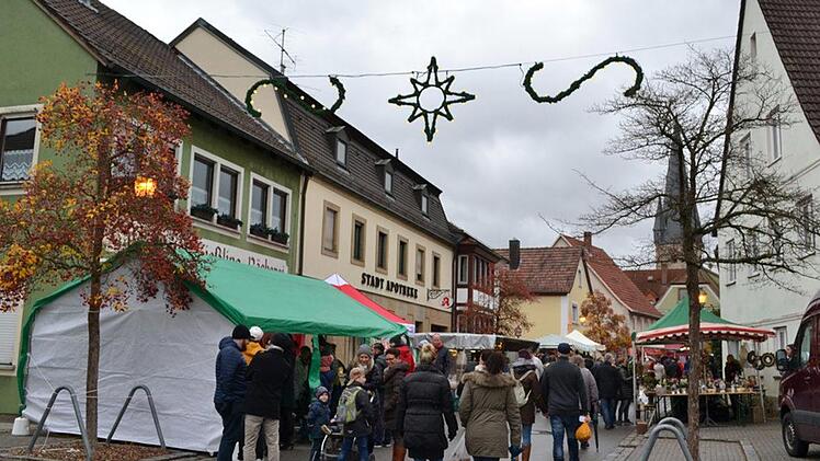 Weihnachtsmarkt in Baunach Foto: Johannes Michel