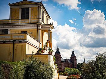 Das Pompejanum im Schlossgarten Aschaffenburg ist eine nachgebaute antike Villa.