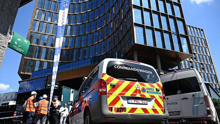 Geb&auml;udebrand in Br&uuml;ssel