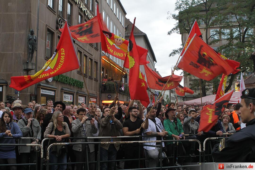 Demo gegen Neonazis in Nürnberg