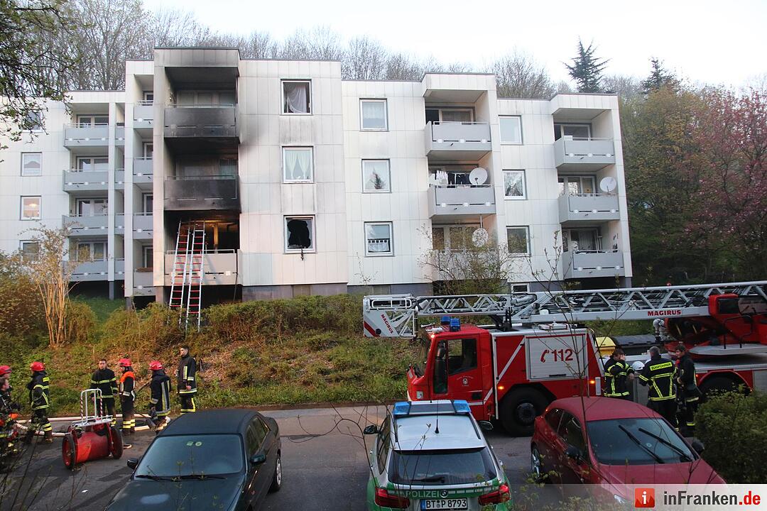 Brand in Mehrfamilienhaus in Coburg