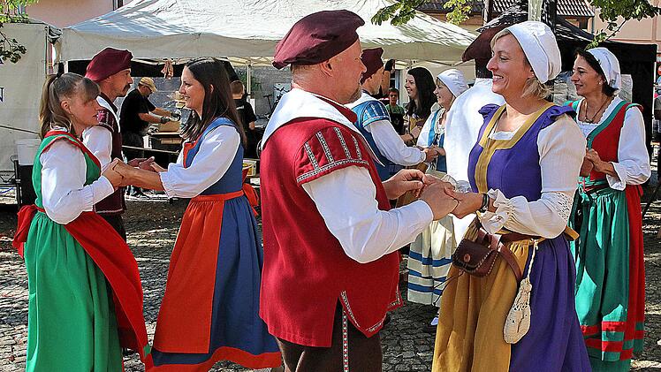 Der Webertanz kam sehr gut an.Dieter Britz