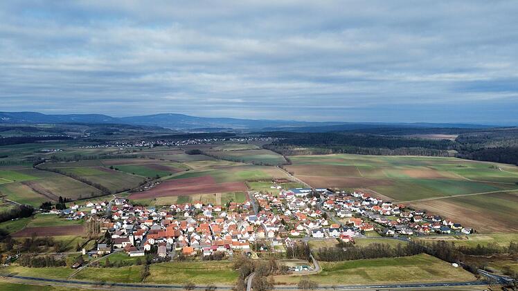 Albertshausen und Poppenroth (im Hintergrund) sind Sorgenkinder der Bad Kissinger Stadtentwicklung.