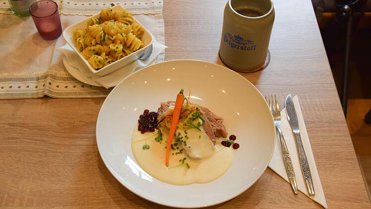 Kalbstafelspitz mit Meerrettich