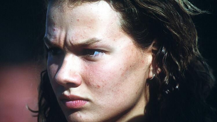 Franziska van Almsick, hier im Jahr 1994, wurde schon in jungen Jahren ein deutscher Sport-Superstar.