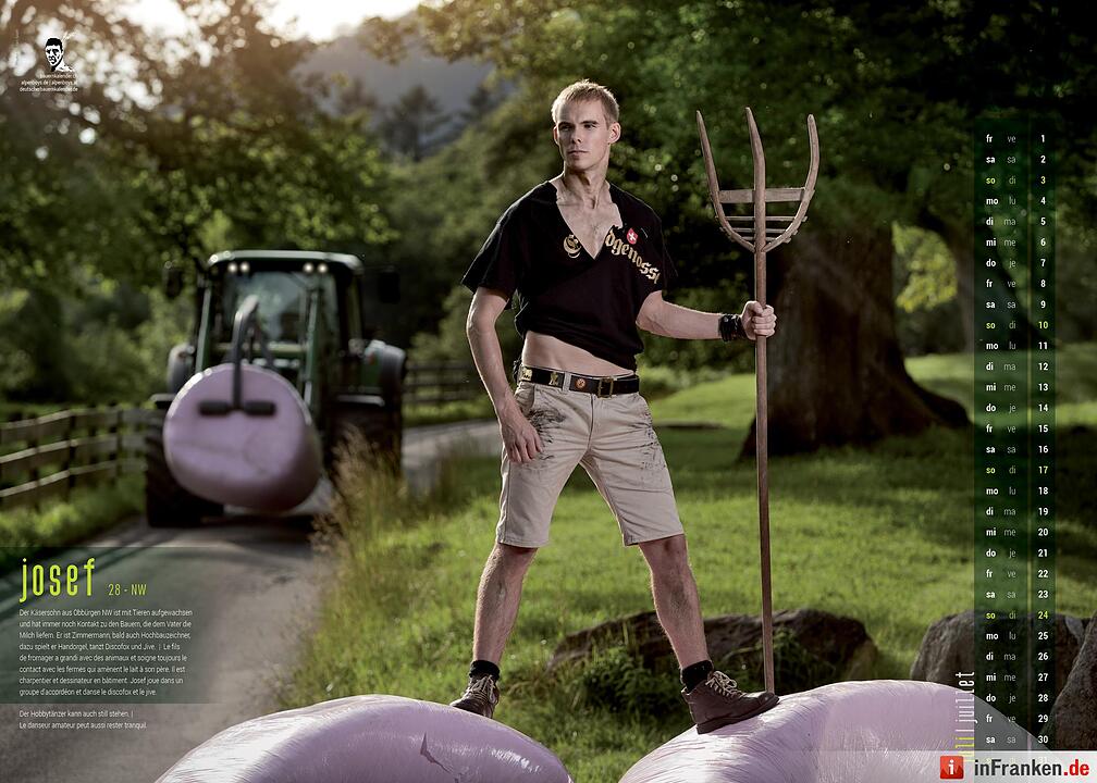 Schweizer Bauernkalender - Boys 2016: Dreck, Schweiß und Muskeln