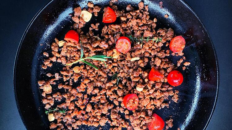Hack, Ersatz, vegan