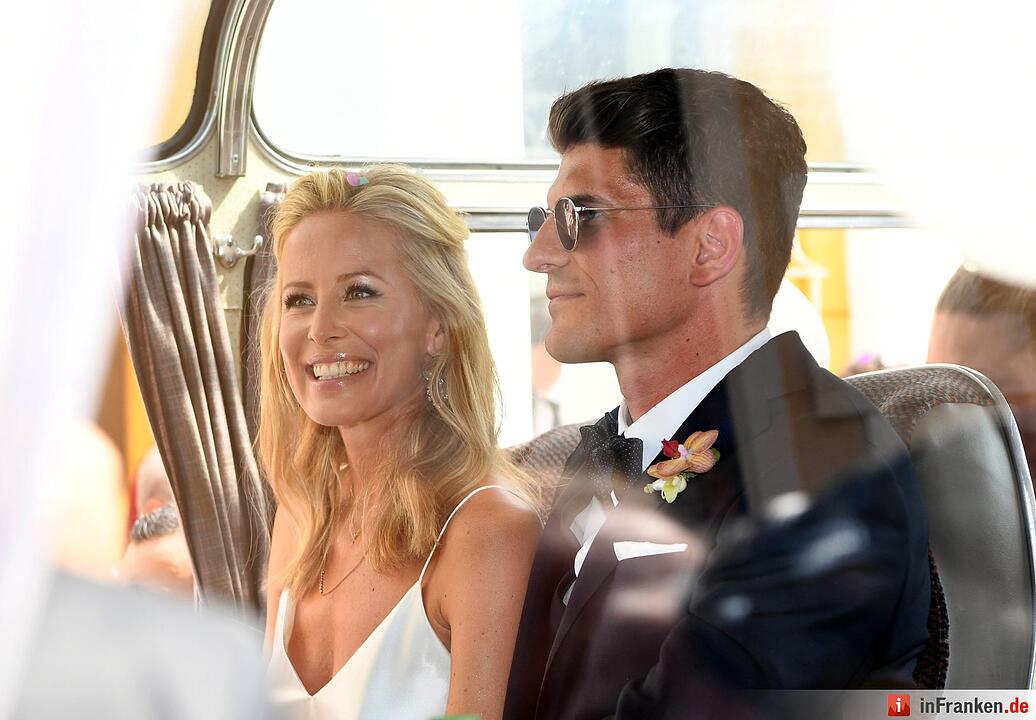 Mario Gomez heiratet seine Carina in München