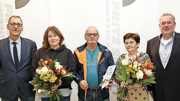 Gesch&auml;ftsf&uuml;hrer Harald Rhein, Regina Bartels, Detlev M&ouml;ller, Doris Eberle und Gesch&auml;ftsf&uuml;hrer Matthias Schott
