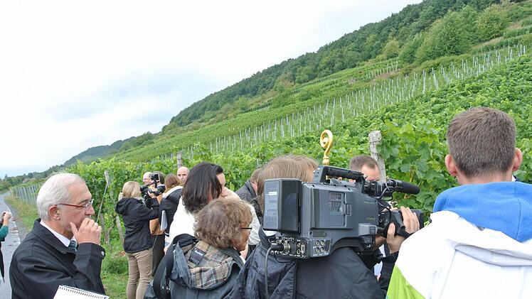 In jeder Rebzeile wird ein anderer inverviewt.