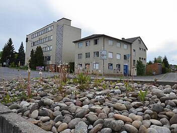 Rödental wartet noch immer auf eine Lösung für das ehemalige Gebäude der Firma Götz. Foto: Rainer Lutz