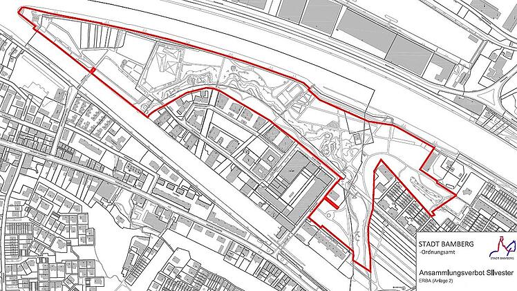 Ansammlungsverbot an Silvester 2021 in Bamberg