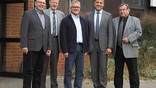 Der scheidende Aufsichtsratsvorsitzende Rudolf Glanzner (l.) mit Rolf-Christian Platzek, Wolfgang Badura, Michael Sigmund und Gerhard John  Foto: Martin Rossol