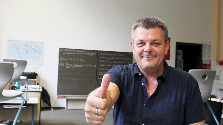 Macht Werbung für seinen Beruf: Grundschullehrer Wolfgang Geiß wünscht sich mehr Männer in den Grundschulen. Doch um das zu erreichen, müsste das Image aufgemöbelt werden.Christiane Lehmann