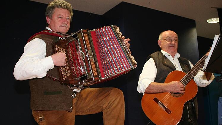 Otto Deppert (links) aus Pommersfelden und Uli Lassmann aus Trailsdorf bei Hallerndorf. Foto: Evi Seeger