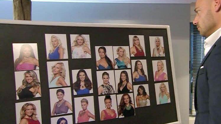 Für seine Auswahl bekam der Bachelor eine optische Entscheidungshilfe. Foto: RTL