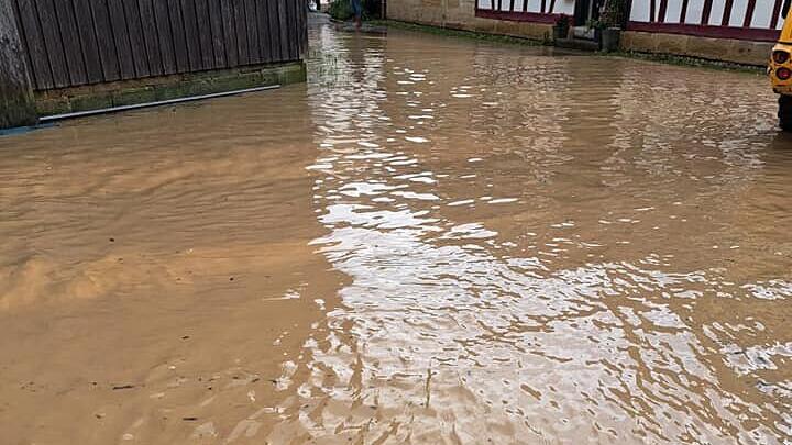 Unwetter-Überblick in Franken: Diese Regionen sind besonders stark betroffen