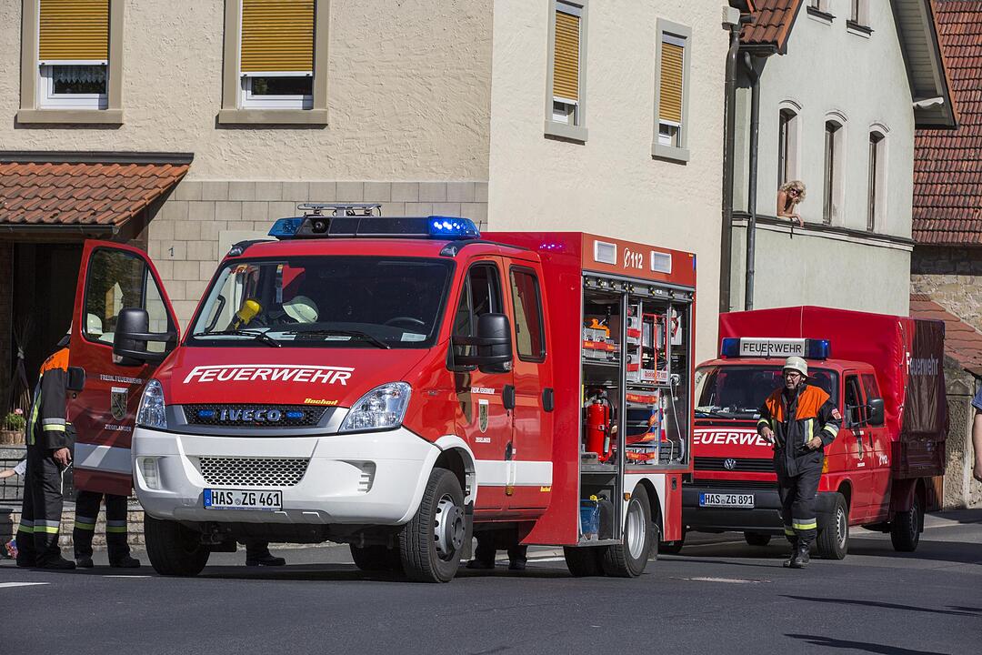 Zeil: Dachstuhlbrand in Altstadt