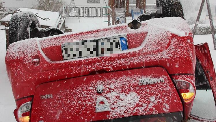 Unfall in Marienroth. Foto: Marco Meißner