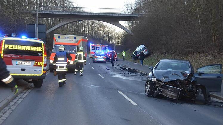 Ein schwerer Unfall ereignete sich am Donnerstag auf dem Westring.  Foto: Peter Rauch
