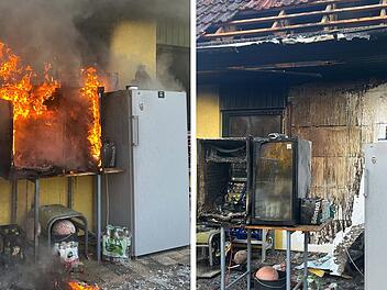 Wachenroth: K&uuml;hlschrank brennt &ndash; Flammen greifen auf Fassade und Dach &uuml;ber