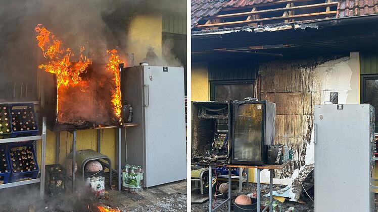 Wachenroth: K&uuml;hlschrank brennt &ndash; Flammen greifen auf Fassade und Dach &uuml;ber