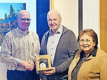 Von links Referent Ditmar Kaiser, Stadtrat und CSU-Ortsvorsitzender Detlef Heim und die Regionalbeauftragte der Hanns-Seidel-Stiftung, Rosi Hufnagel.