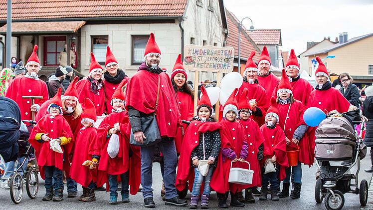 Die Sandmännchengruppe des Kindergartens Trossenfurt-Tretzendorf