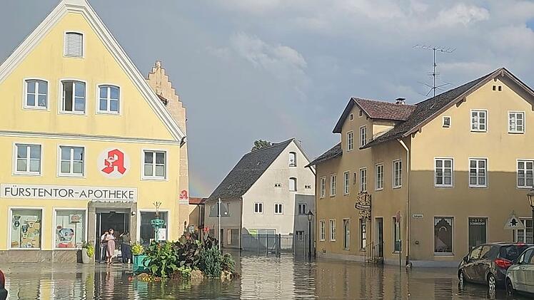 &Uuml;berschwemmungen in Greding
