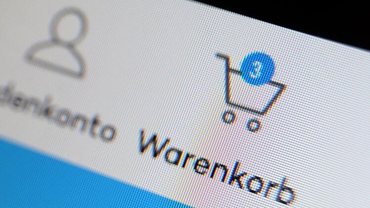 Warenkorb im Internet