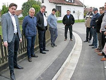 Der Gemeinderat bei der Ortsbegehung Foto: Sylvia Hubele