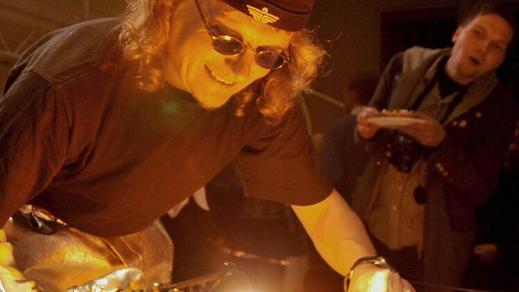 Steffen Orlowski bei einem Projekt in der Orangerie Rosenau. Foto: Archiv