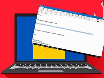 Betrüger versehen solche Phishing-Mails mit einem seriösen Absender und richten damit Schaden an. Grafik: Dagmar Klumb