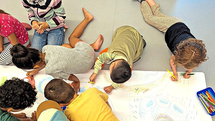 Die Vorschulkinder der Kitas verloren schnell ihre Ber&uuml;hrungs&auml;ngste.Johanniter