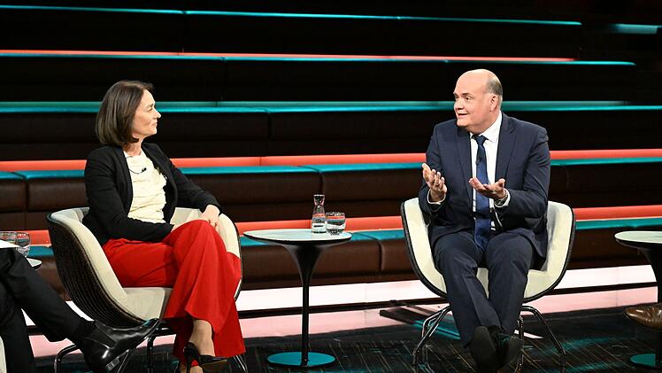 Journalist Robin Alexander forderte von Barley einen konkreten Plan. Ihre Reaktion: "Was erwarten Sie von mir?"