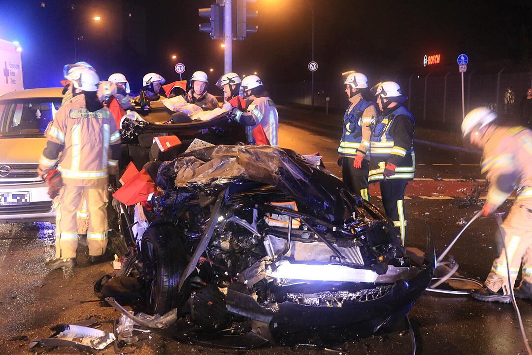Schwerer Unfall auf dem Berliner Ring in Bamberg